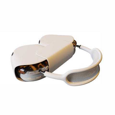 Classy Tortoise Shell Print AirPods Max Case | Snap On Air Pods Max Cover | Protective Case For New AirPods Max Headphones feat