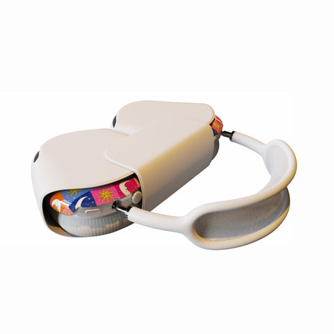 Eclectic Sun Moon AirPods Max Case | Snap On Air Pods Max Cover | Protective Case For New AirPods Max Headphones with Colorful Design