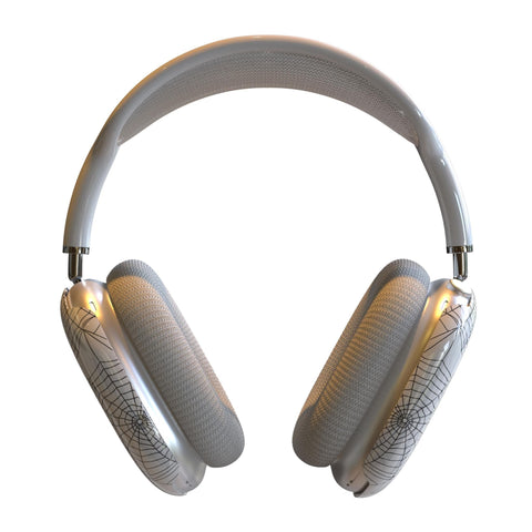 Spider Web AirPods Max Case | Snap On Air Pods Max Cover | Protective Case For New AirPods Max Headphones With Witchy Halloween Design