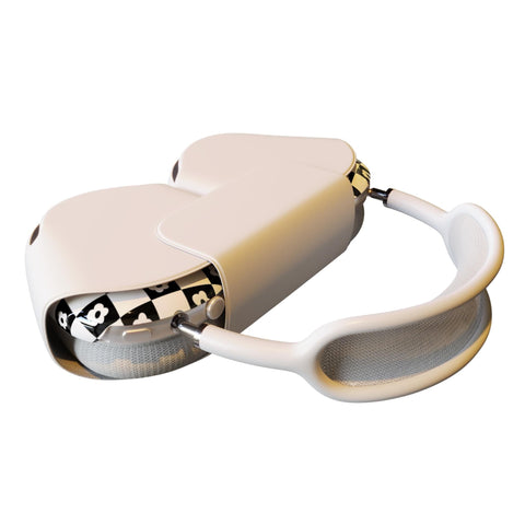 Black White Daisy Checkers AirPods Max Case | Snap On Air Pods Max Cover | Protective Case For AirPods Max Headphones With Aesthetic Design