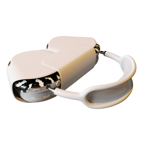 Black White Bats AirPods Max Case | Snap On Air Pods Max Cover | Protective Case For New AirPods Max Headphones With Witchy Halloween Design