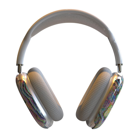 Colorful Mystic Zodiac Abalone Print AirPods Max Case | Snap On Air Pods Max Cover | Case For AirPods Max Headphones | Astrology Gift Idea