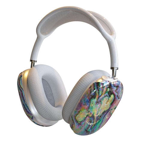 Colorful Mystic Zodiac Abalone Print AirPods Max Case | Snap On Air Pods Max Cover | Case For AirPods Max Headphones | Astrology Gift Idea