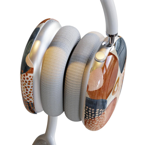 Abstract Shapes AirPods Max Case | Snap On Air Pods Max Cover | Protective Case For AirPods Max With Trendy Aesthetic Design feat