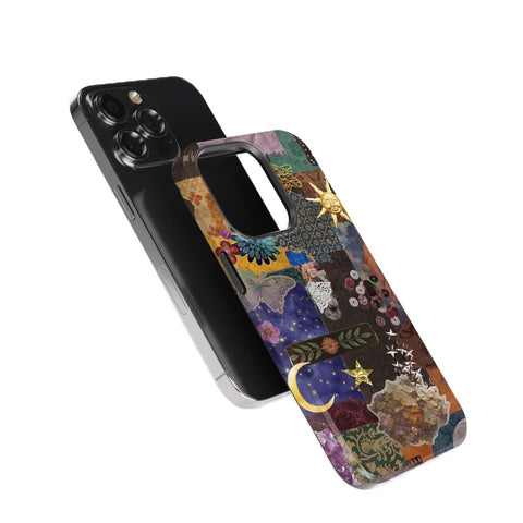 Whimsy Mixed Media Collage Tough Phone Case for iPhone 17 Air - The Urban Flair (Feat)