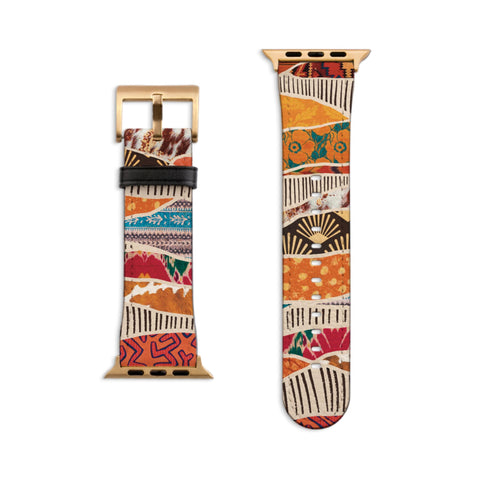 Western Boho Apple Watch Band - Matte Gold