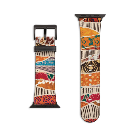 Western Boho Apple Watch Band - Matte Black