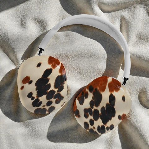 Western Boho Cow Print Airpods Max 2 Case | Snap On Air Pods Max Cover | Protective Case For New Airpods Max 2 Headphones (Feat)