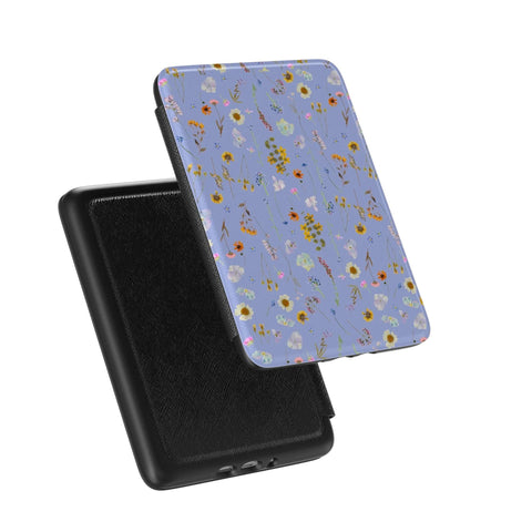 Wildflower Floral Print Kindle Case | Paperwhite 7″ (2024 Colorsoft) Saffiano Leather Cover