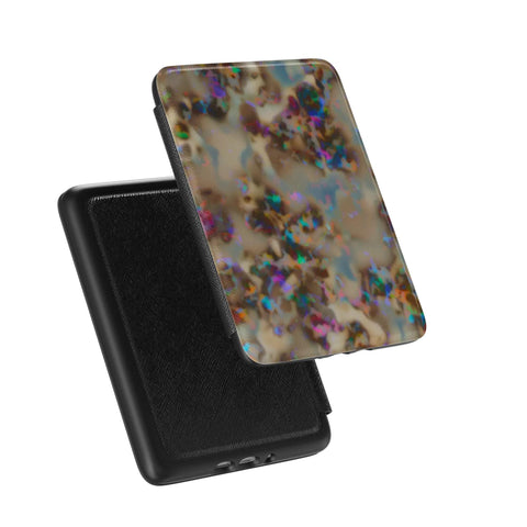 Mermaid Tortoise Shell Print Kindle Paperwhite 7" Colorsoft Case (2024 Models) Saffiano Leatherette Textured Cover With Animal Print Design