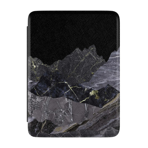 Black Gold Marble Print Kindle Case | Paperwhite 7″ (2024 Colorsoft) Saffiano Leather Cover