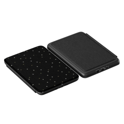 Black Star Kindle Case | Paperwhite 7″ (2024 Colorsoft) Saffiano Leather Cover