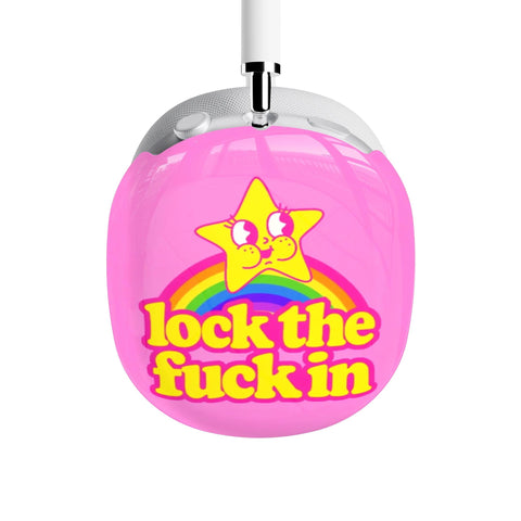 Lock In Airpods Max 2 Case | Protective Snap On Air Pods Max Cover With Funny Design For Gym