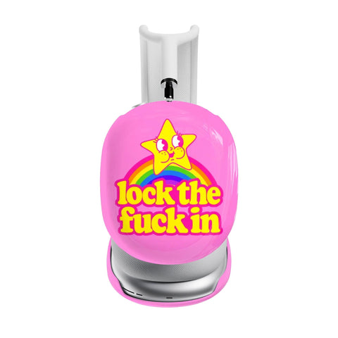 Lock In Airpods Max 2 Case | Protective Snap On Air Pods Max Cover With Funny Design For Gym