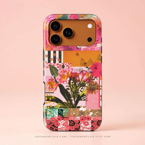 Maximalist Bloom Collage Tough Phone Case for iPhone 17 Air - The Urban Flair