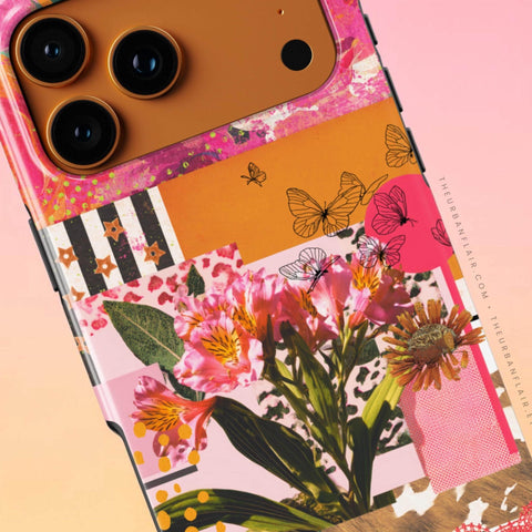 Maximalist Bloom Collage Tough Phone Case for iPhone 17 Pro Max - The Urban Flair (Feat)