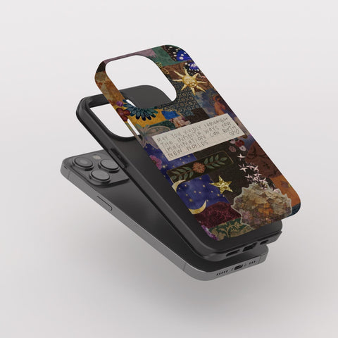 Whimsy Quote Collage Tough Phone Case - The Urban Flair (Feat)