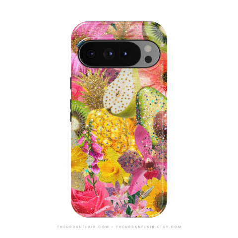 Tropical Fruit Floral Tough Phone Case - The Urban Flair (Feat)