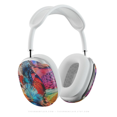 Colorful Butterfly Wings AirPods Max 2 Case | Protective Snap-On Air Pods Max Cover