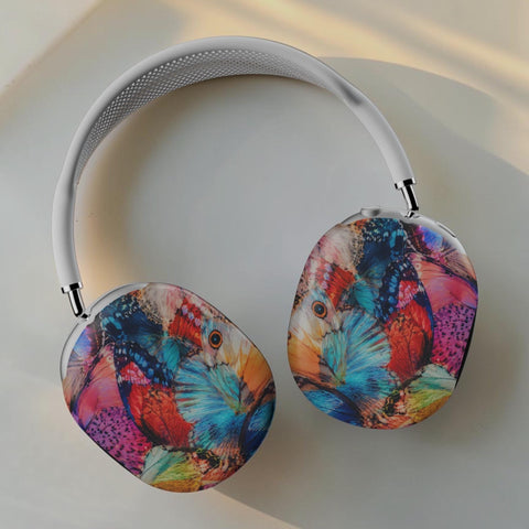 Colorful Butterfly Wings AirPods Max 2 Case | Protective Snap-On Air Pods Max Cover (Feat)