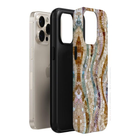 Seashell Mosaic Print Tough Phone Case - The Urban Flair (Feat)