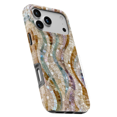 Seashell Mosaic Print Tough Phone Case - The Urban Flair (Feat)
