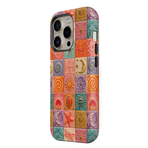 Nautical Whimsy Tiles Tough Phone Case - The Urban Flair (Feat)