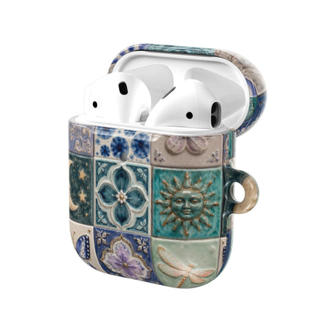 Fairy Whimsy Tiles AirPods Case - The Urban Flair (Feat)