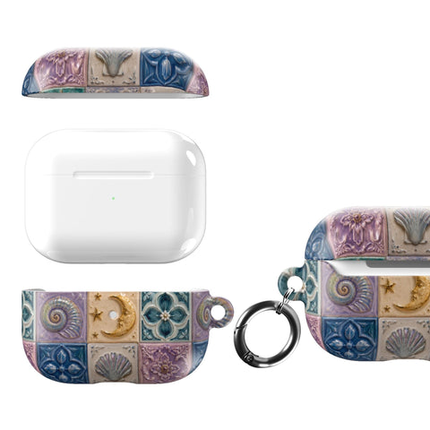 Mermaid Whimsy Tiles AirPods Case - The Urban Flair (Feat)