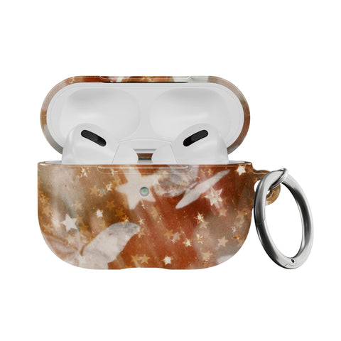 Terracotta Butterfly AirPods Case - Hard Cover For Generation 1 & 2 AirPods and AirPods Pro