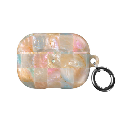 Peach Sorbet Tile Print AirPods Case for AirPods Pro and AirPods 1st/2nd Gen - The Urban Flair (Feat)