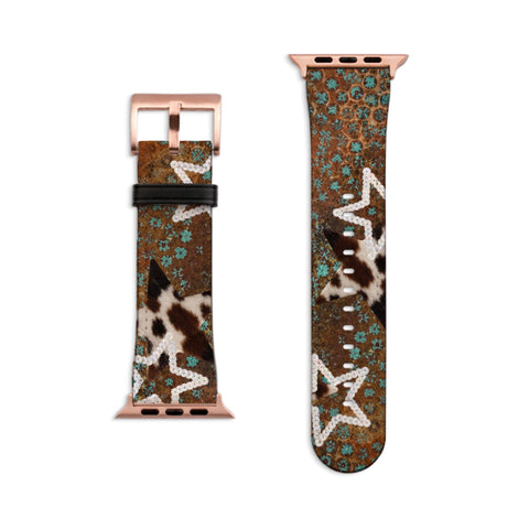 Boho Cowgirl Apple Watch Band - Matte Rose Gold