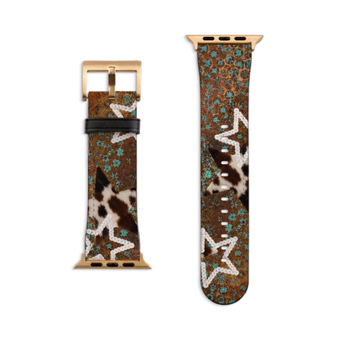 Boho Cowgirl Apple Watch Band - Matte Gold