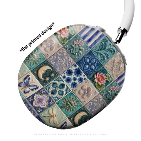 Fairy Whimsy Tiles AirPods Max Case - The Urban Flair (Feat)