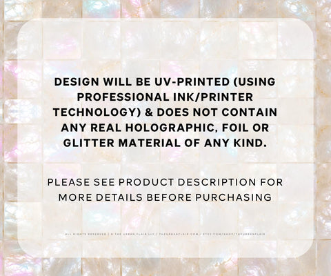 Opal Mother of Pearl Tile Print Tough Phone Case - Cover For iPhone 17 Air 16e 15 Pro Max 14 13 12 Mini, Galaxy S26 Ultra & Pixel 10 Pro XL Apple Watch Band - premium vegan leather printed strap (Feat)