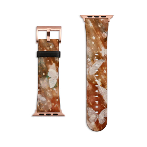 Terracotta Butterfly Apple Watch Band - Matte Rose Gold