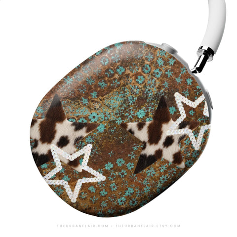 Boho Cowgirl AirPods Max 2 Case | Protective Snap-On Air Pods Max Cover