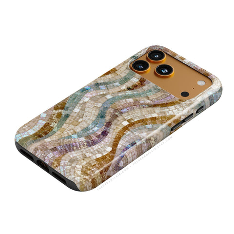 Seashell Mosaic Print Tough Phone Case - The Urban Flair (Feat)