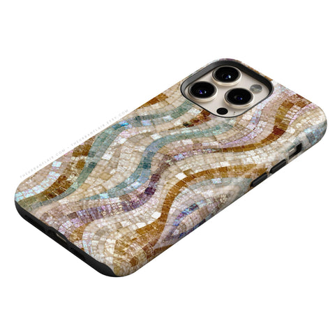 Seashell Mosaic Print Tough Phone Case - The Urban Flair (Feat)