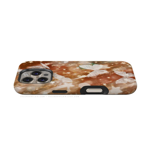 Terracotta Butterfly Tough Phone Case - The Urban Flair (Feat)