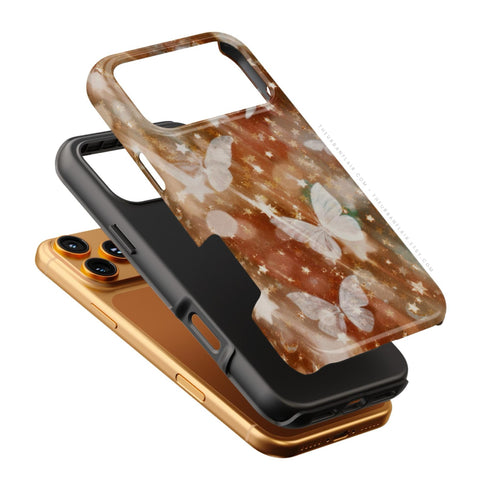 Terracotta Butterfly Tough Phone Case - The Urban Flair (Feat)
