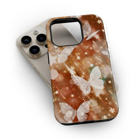 Terracotta Butterfly Tough Phone Case - The Urban Flair (Feat)