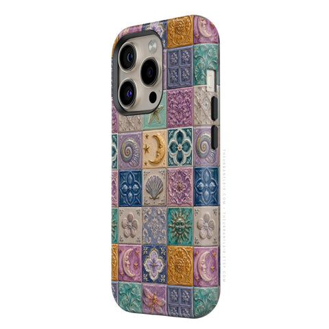 Mermaid Whimsy Tiles Tough Phone Case - The Urban Flair (Feat)