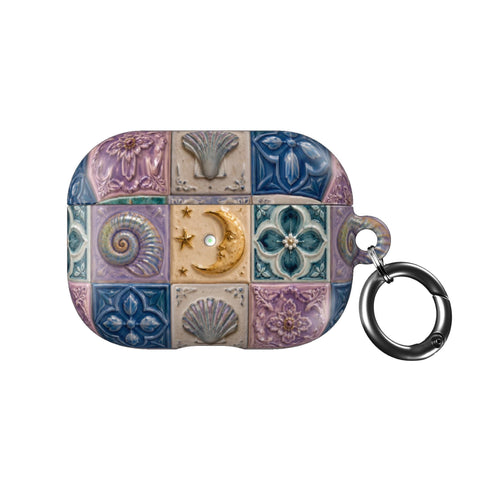 Mermaid Whimsy Tiles AirPods Case - The Urban Flair (Feat)