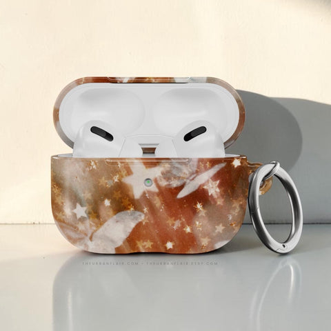 Terracotta Butterfly AirPods Case - The Urban Flair (Feat)