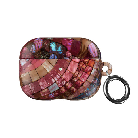 Garnet Stained Glass Print AirPods Case - The Urban Flair (Feat)