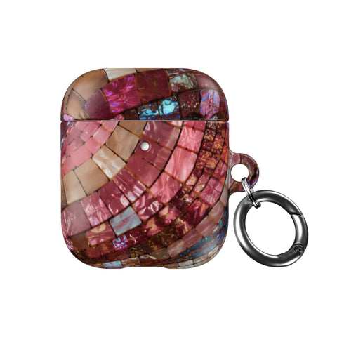 Garnet Stained Glass Print AirPods Case - The Urban Flair (Feat)