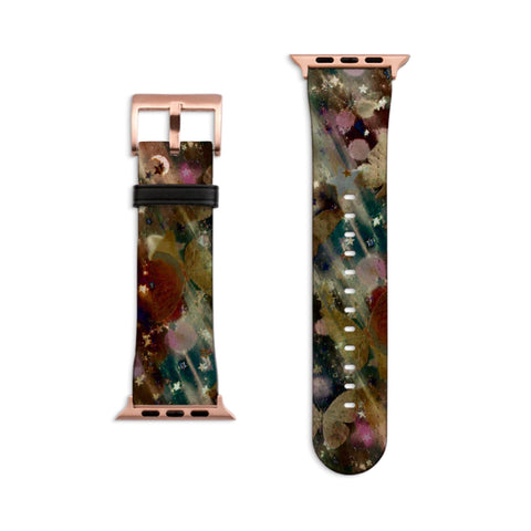 Y2K Whimsigoth Abstract Art Apple Watch Band - Matte Rose Gold