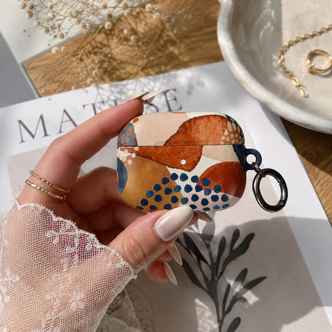 Mid-Century Organic Abstract Shapes AirPods Case for AirPods Pro and AirPods 1st/2nd Gen - The Urban Flair (Feat)