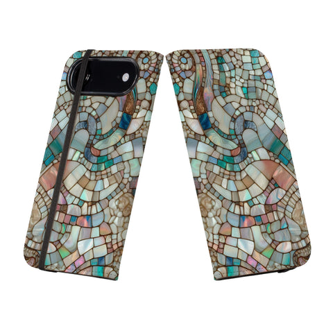 Mermaid Stained Glass Print Wallet Phone Case - The Urban Flair (Feat)